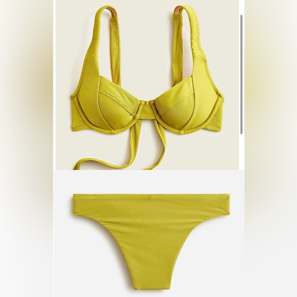 J. Crew Yellow Bikini Set